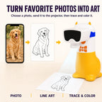 Yoturetoys AI Drawing Projector for Kids, Birthday Gift Toy, Ages 5-12
