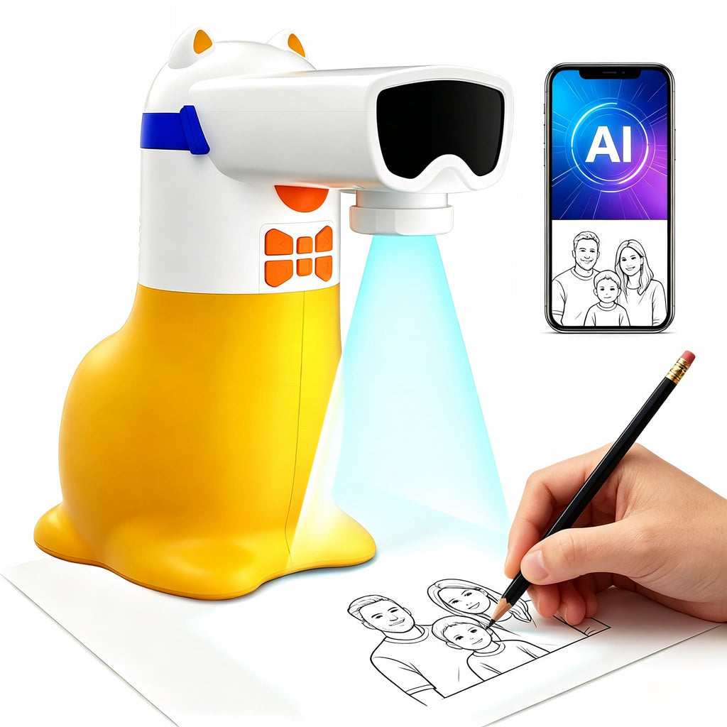 Yoturetoys AI Drawing Projector for Kids, Birthday Gift Toy, Ages 5-12