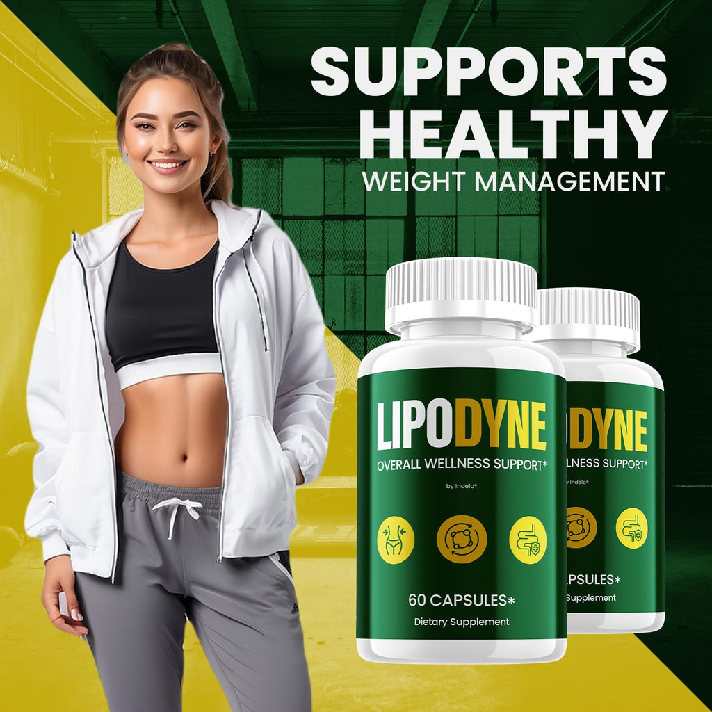 Lipodyne – Advanced Capsule Formula Supplement Pills 1000MG for Daily Health & Wellness Support (60 Capsules)