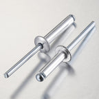 Wensilon (Pcs) 5/32"x3/8" White Aluminum blind pro Rivets,White Aluminum Grip and Steel Mandrel