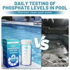 NewTest Pool Phosphate Test Kit: 50CT Professional Phosphate Test Strips for Swimming Pools Water Accurate & Easy to Read (50)