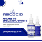 ABCOCID Activated and Stabilized Sulforaphane, 490 mg,4 Oz Liquid, 240 Servings, Made in USA, Quick Absorption, Quality Potent Ingredients, Non-GMO, GMP Certified, Cruelty-Free Products