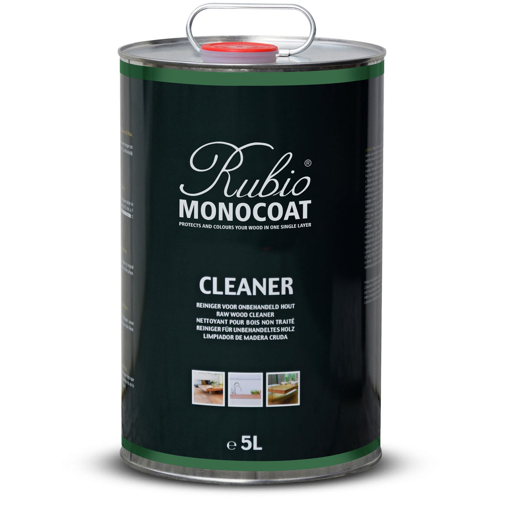 Rubio Monocoat Raw Wood Cleaner, 5,000 ft² | Preparatory Cleaning for Wood Surfaces | Removes Dust After Sanding & Vacuuming | Use Before Finishing with Oil Plus 2C | 5 Liters