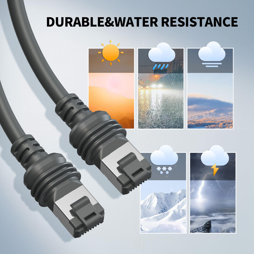 LUCMO 6.5FT/ 2M Cable for Starlink Standard 4/ 4X/ Gen 3/ V4/ V5
