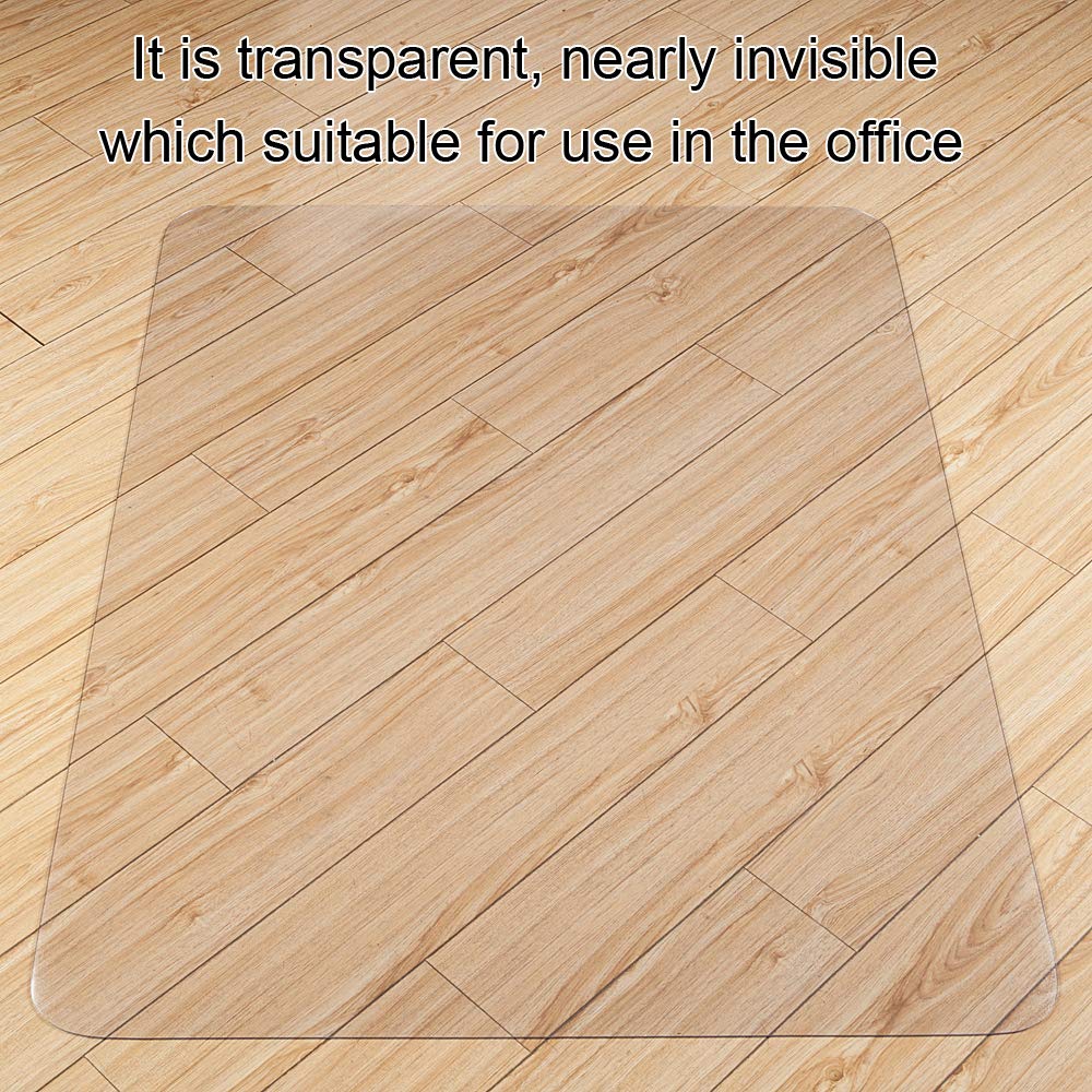 Kuyal Clear Chair mat for Hardwood Floor, 36 x 48 inches