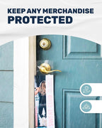 TidyFriend Plastic Door Hanger Bags 6” x 12” (1000 Pack), Clear Door Hanger Bags Protects Flyers, Brochures, Notices, Printed Materials, Waterproof and Secure