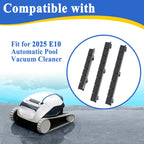 Alsoyixia 6Pcs Rubber Strips for 2025 E10 Automatic Pool Vacuum Cleaner, Pool Cleaner Bottom Brush Strips (2Set)