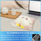 WFPLUS 100 Pack 18 x 24 inch 1 Mil Clear Plastic Flat Poly Bags Clothing Merchandise Bags for Food Bread Dough Clothes Packaging Storage Gift Bag Shipping T-Shirts Pants