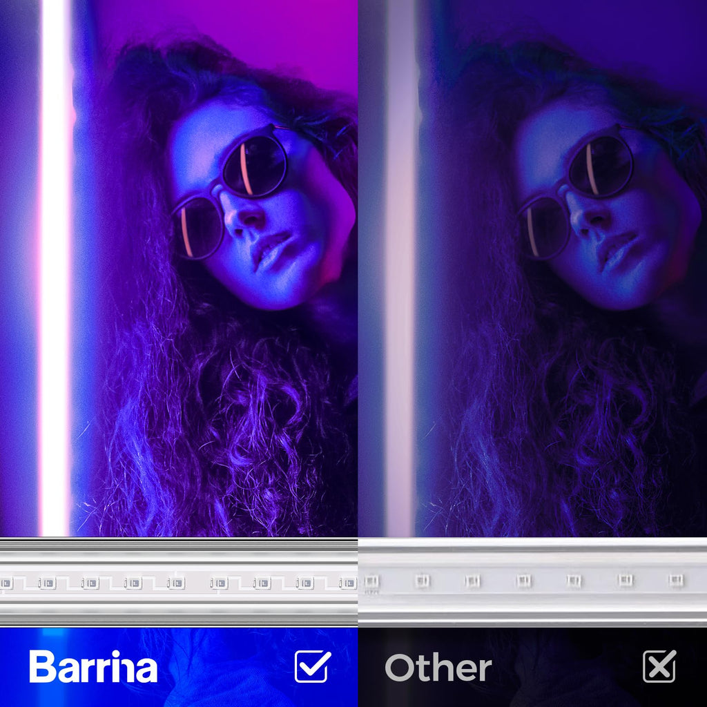 Barrina UV LED Blacklight Bar, 22W 4FT, T5 Bulb for Glow Party, Halloween