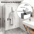 BAKON Over The Door Hanger Folding Clothes Drying Rack, Folding Hanging Coat Rack for Indoor Laundry Room Compact Small Space Foldable Portable Clothing Hanger Hook Collapsible-4 Pack (Gray)
