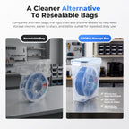 YOOPAI Filament Storage Box - 8 Pack Filament Container for 3D Printing Sealing and Protection - Portable Storage Box with Desiccants&Label for Home&Office,Water-Proof and Dust-Proof 4.0L