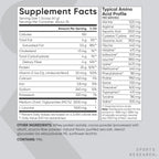 Sports Research® 100% Whey Protein Isolate Dark Chocolate - U.S. Sourced Protein Powder w/BCAAs - No Artificial Flavors or Gums- Informed Sport Tested · Gluten Free - 2lb Bulk Bag, 25 Servings