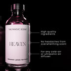 The Magic Scent Heaven Hotel Scent Diffuser Oil - Cold-Air & Ultrasonic Fragrance Oil for Diffuser Inspired by The Aria Hotel, Las Vegas - Essential Oils for Diffusers Aromatherapy - 4 fl oz, 120 mL