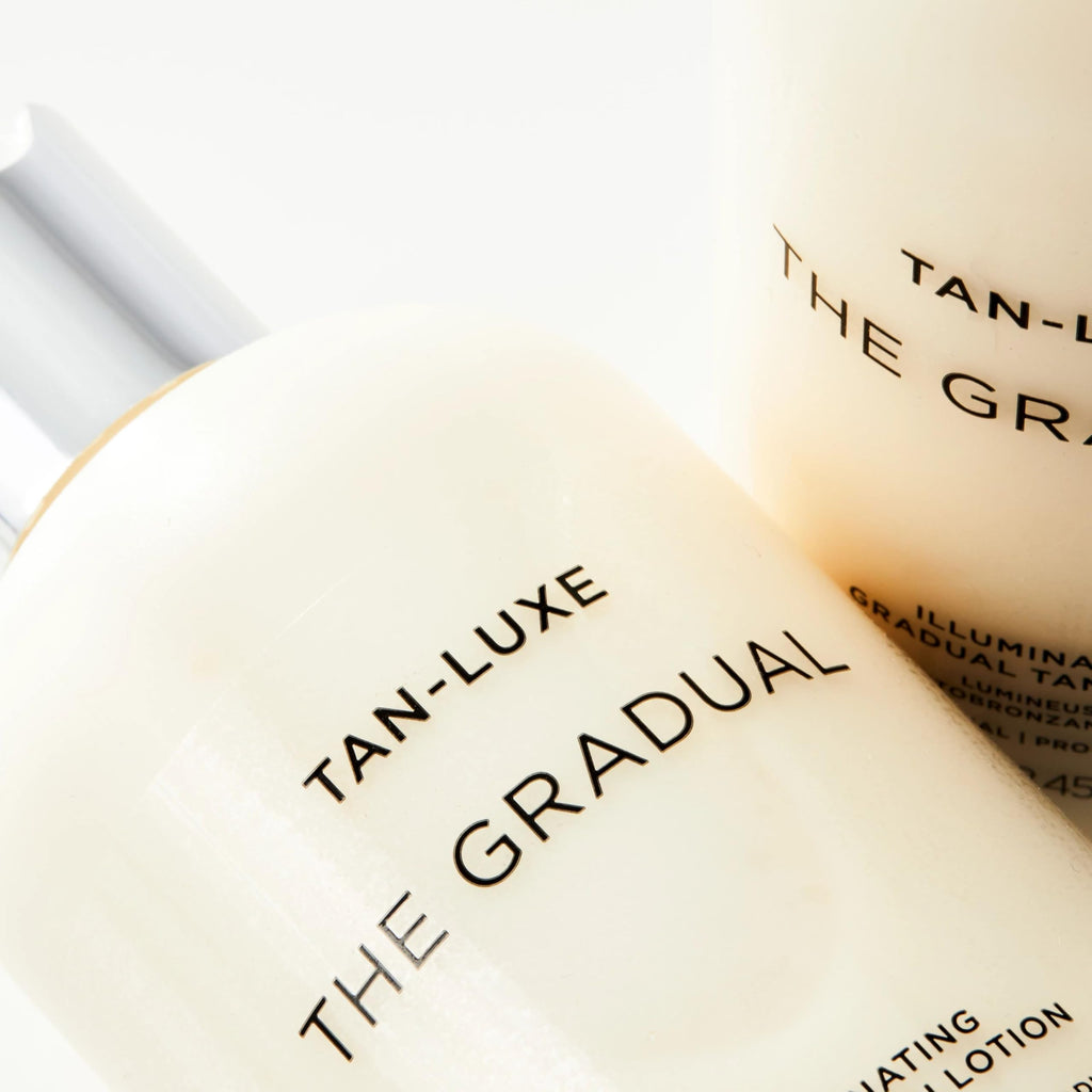 Tan-Luxe The Gradual, Illuminating Gradual Tan Lotion, Hydrating Body Self Tanner for a Natural Looking Glow, Buildable & Streak-Free, Cruelty-Free, 8.45 fl. oz