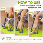 Compression Sock Aid Device | with Silicone Anti Slip Mat, Make The Compression Stockings Fit Properly | Sock Aid Device for Seniors | Sock Assistant Device
