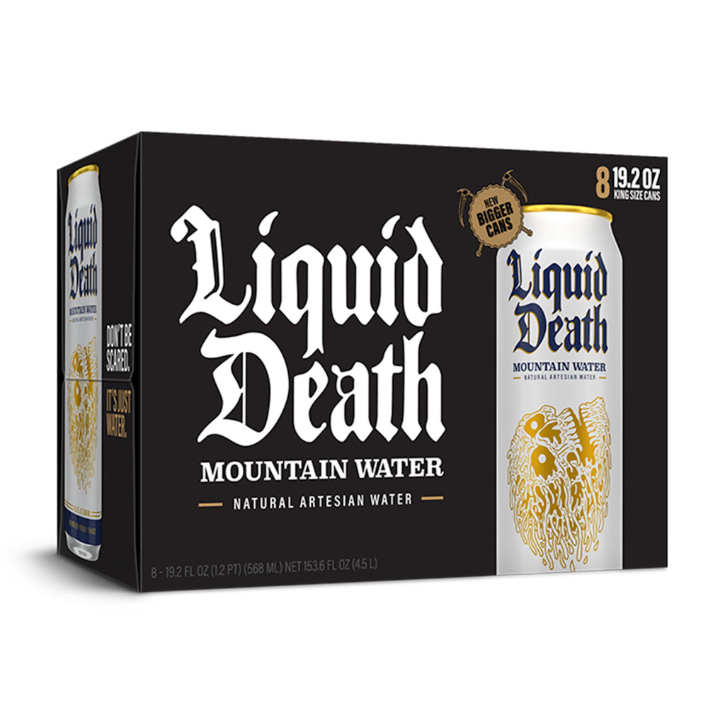 Liquid Death Sparkling Water Mountain Water 153.6FO