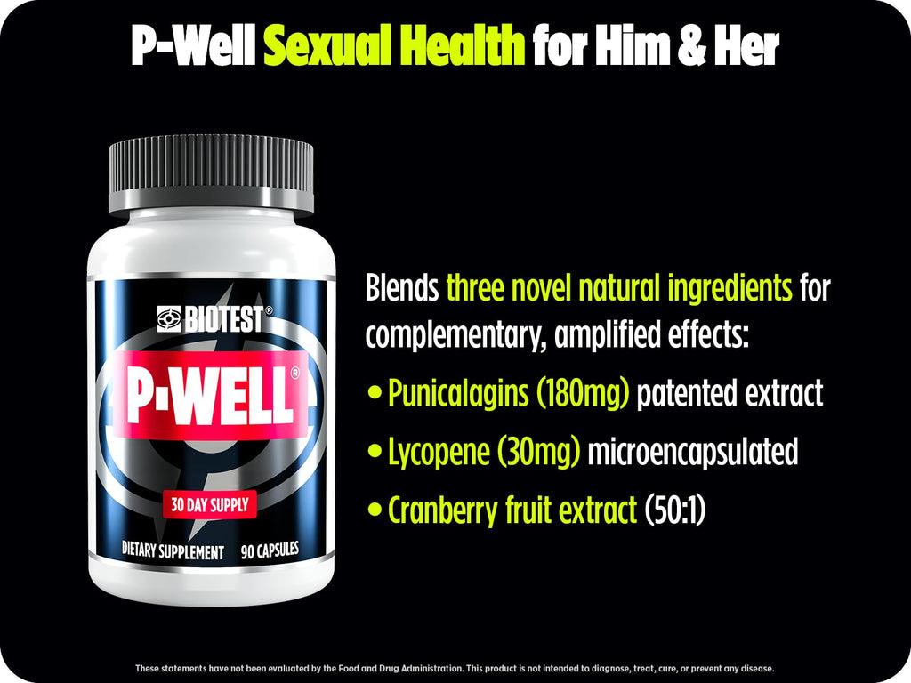 Biotest P-Well Sexual Health for Him & Her - 30 Servings