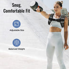 Zeerun Weighted Vest for Women & Men with Reflective Stripe and Adjustable Buckle, Comfortable & Durable Rucking Vest for Walking, Running & Strength Training, 8LBS-Gray