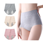3 Pack Women's Incontinence Underwear Washable, Double Elastic High Waist Adult Incontinence Protective Briefs, Reusable for Light Bladder Leakage(XL-Waist: 26.0''~40.2'')