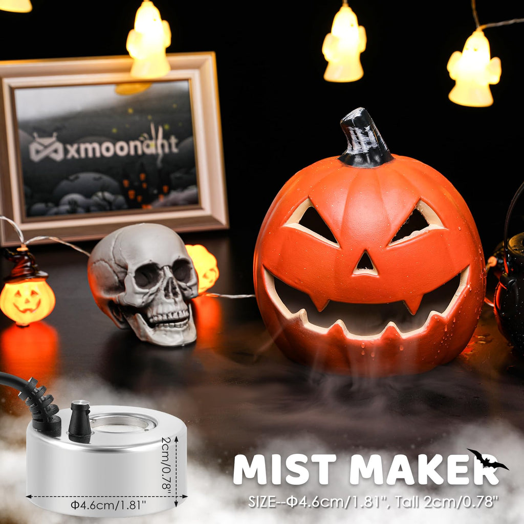 Mxmoonant 350ml/H Ultrasonic Mist Maker Fogger Metal Atomizer, Splash Guard