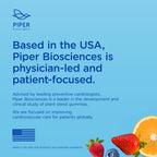 Piper LDL Cholesterol Health Plant Sterol Gummies: Plant Sterols Cholesterol Supplement (2 Boxes, 224 Gummies)