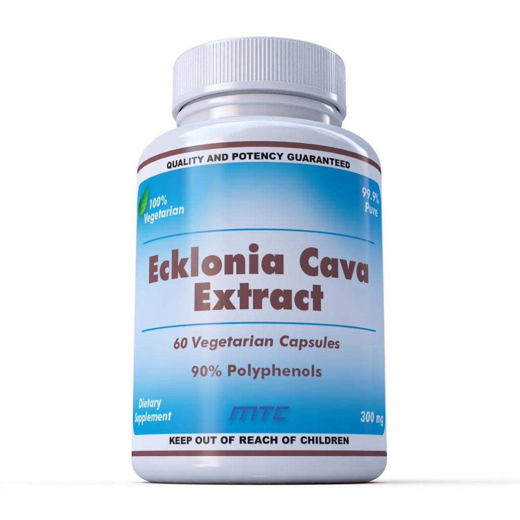 Ecklonia Cava Extract 300 mg, 50% Polyphenols, 60 Vegetarian Caps, Wellness Support