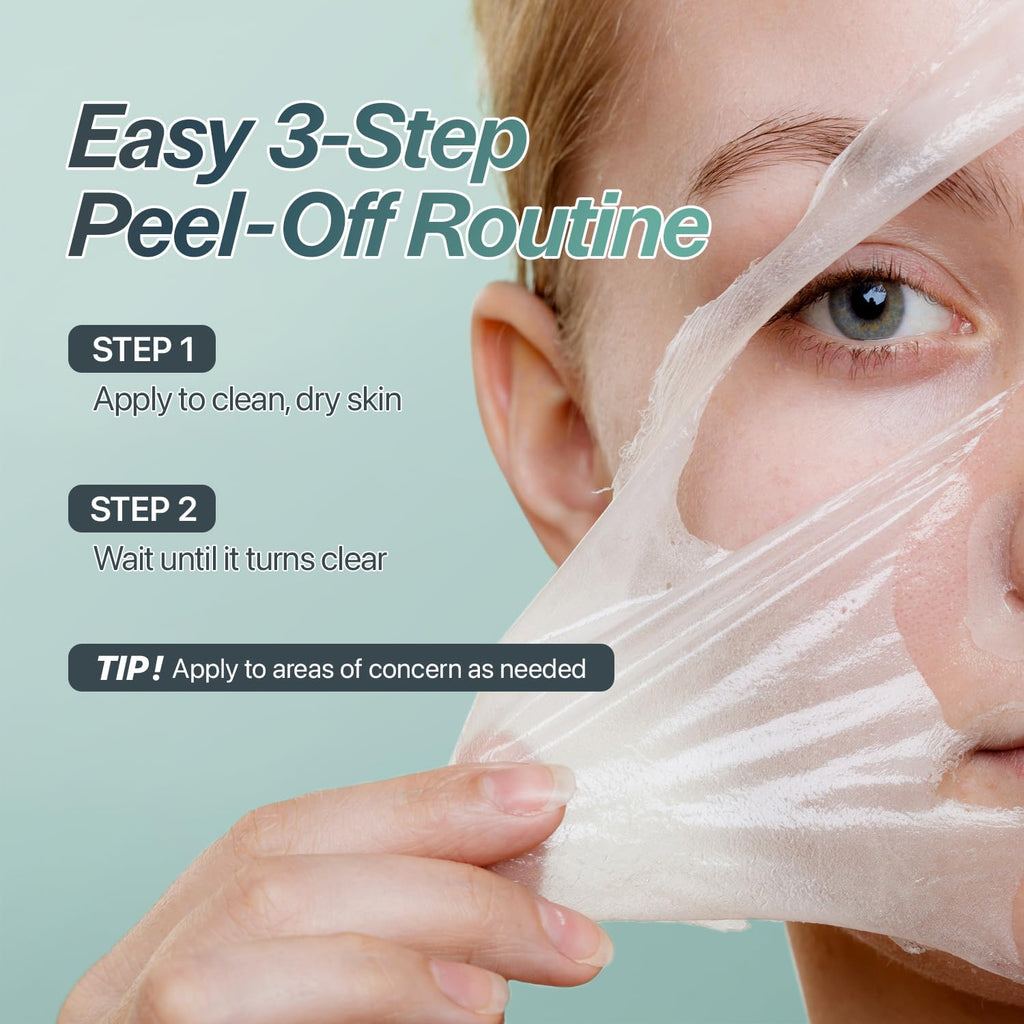 CHARDE Peel Off Cream Mask for Dark Spots, Cream-to-Clear Mask for Brighter, More Even-Looking Skin, At-Home Care Routine (50ml)