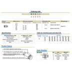 Push to Connect Fittings 1/2,CEKER 1/2 Inch Od Tube to 1/2" NPT Male Thread air line Quick Connect fittings For Air Ride Air Horn Air Compressor 5Pack