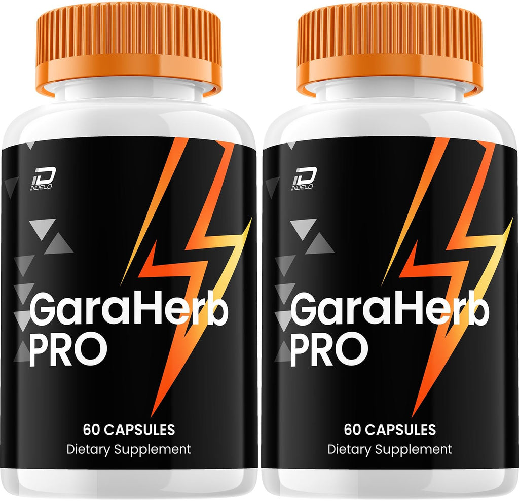 GaraHerb Pro Capsules – Gara Herb Pro Natural Ingredients Advanced Formula 800MG Dietary Supplement (2 Pack - 120 Capsules)