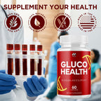 (2 Pack) Gluco Health Capsules, Official Glucohealth Support Pills with All Natural Ingredients, Advanced Gluco Health Formula Health Supplement with Maximum Strength Vitamin Formula (120 Capsules)
