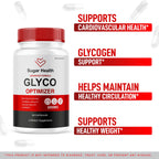 SugarHealth Glyco Optimizer - Official SugarHealthy Premium Supplement Pills, All Natural SugarHealth Advanced Formula Glyco Support Wellness & Overal Health Review, 60 Capsules for 1 Month