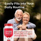 Cardio Shield Capsules - Official Cardio Shield Supplement Support Vitamin Pills, All Natural Cardio Shield Advanced Premium Formula Wellness & Overal Health Review, 60 Capsules for 1 Month