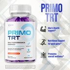 (2 Pack) Primo TRT Gummies for Men, Official Primo TRT Male Performance Gummys with Maximum Strength Ingredients, Advanced PrimoTRT Male Health Support Supplement with Premium Vitamins (120 Gummies)