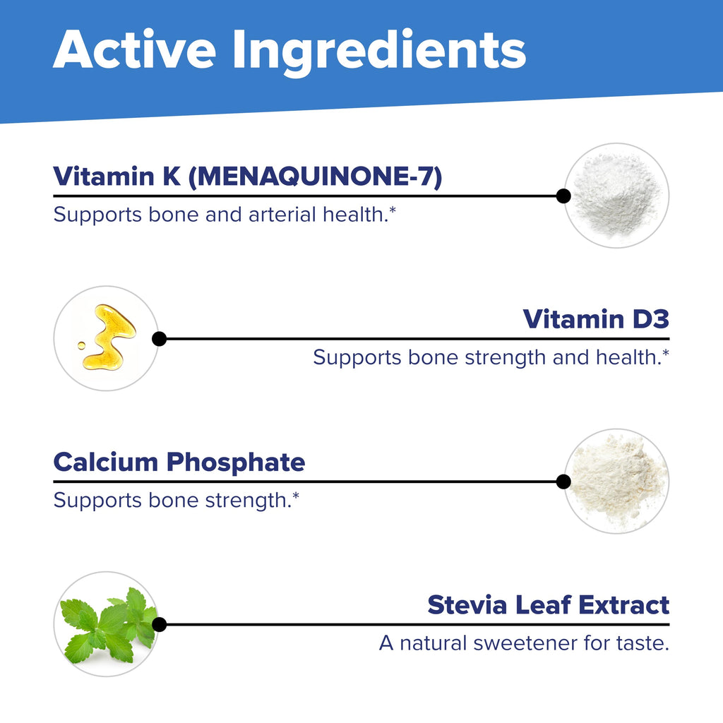 Superior Source K2 (MK-7) 100 mcg, with D3 (5,000 IU) Supplement, Quick Dissolve MicroLingual Tablets, 60 Count, Strengthen Bones, Cardiovascular & Immune System Support, Non-GMO