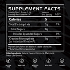 Gains in Bulk Instantized Creatine Monohydrate for Men & Women, Soluble Pre Workout Powder, Supports Muscle Building, Strength and Performance, Bodybuilding Supplements, Sour Gummy, 30 Servings