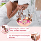 26 Rose Gold Esthetician Supplies Kits 3 Facial Bowls Large Spa Bowls 3 Fan Brushes Makeup 3 Face Mask Brushes Salon Tray 3 Section Skincare Tray 12 Face Sponge Compressed 2 Spa Headbands for Women