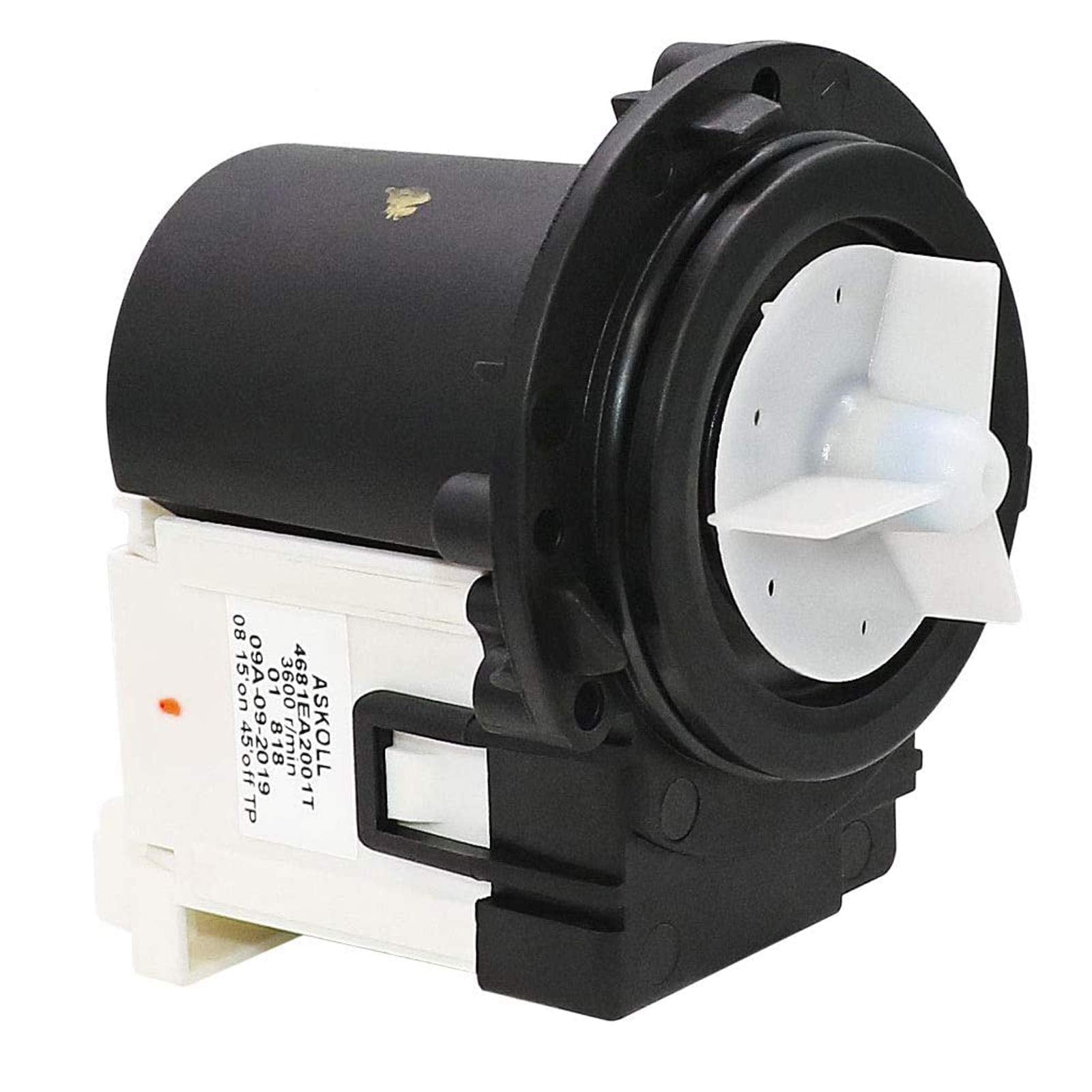 4681EA2001T Washer Drain Pump OEM Motor Replace for Kenmore & LG Washing Machine Replacement AP5328388 4681EA1007G 4681EA1007D Fit for Drain Pump Washing Machine WM2101HW WM3270CW WM3431HS WM3770HVA