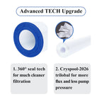 Cryspool® 09022 Filter Compatible with Clean & Clear 75, CC75, PAP75, R173214, 59054100, C-9407, FC-0685, 75 Sq. Ft Pool Filter Cartridge, 1 Pack