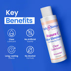 Safe n' Simple Assure C - Clear Lubricating Ostomy Pouch Deodorant - Colostomy Bag Odor Eliminator - Colostomy Deodorizer Lubricant - 8 Fluid Ounce Drops