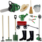 14 Pcs Miniature Fairy Garden Accessories 1/12 Miniature Gardening Tools