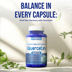 Quercetin 500mg Capsules | Vegan Friendly Quercetin Dihydrate High Potency Antioxidant Supplement for Skin Heart and Immune Support | Gluten-Free | Made in the USA in GMP Facilities (200 Servings)