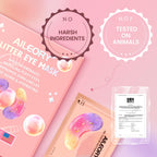AILEORY Under Eye Patches (36 Pairs) - Tri-color Glitter Eye Gel Pads for Dark Circles, Puffy Eyes, Under eye Bags, Wrinkles | Natural Collagen Under Eye Mask Patches, Gel Under Eye Patches