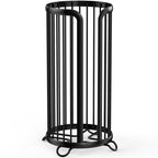 Bunoxea Toilet Paper Holder Stand, Freestanding Toilet Tissue Organizer, Minimalistic Storage Solution, Reserve Mega Rolls-Modern Black