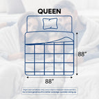 Utopia Bedding Duvet Insert, Comforters Queen Size 88 x 88 Inches, White