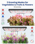 iDOO 12Pods Hydroponics Growing System Garden with LED Grow Light