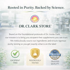Dr. Clark Betaine HCL Digestive Enzymes - Acid Reflux Medicine, Hydrochloric Acid Protein Supplement, Optimal Digestion Formula, 100 Gelatin Capsules, 425 mg