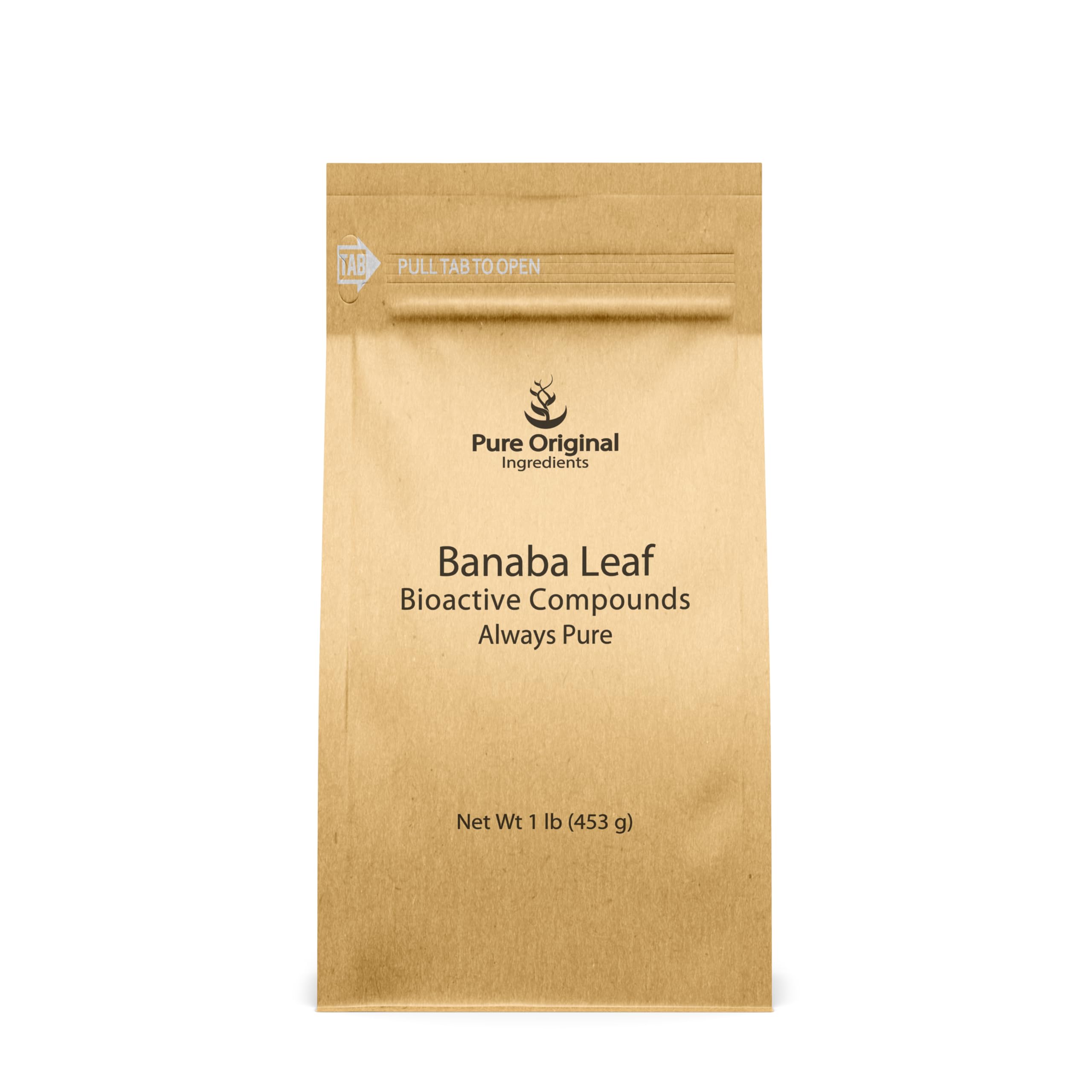 PURE ORIGINAL INGREDIENTS Banaba Leaf Powder (1 lb) Always Pure, No Fillers or Additives, Non GMO
