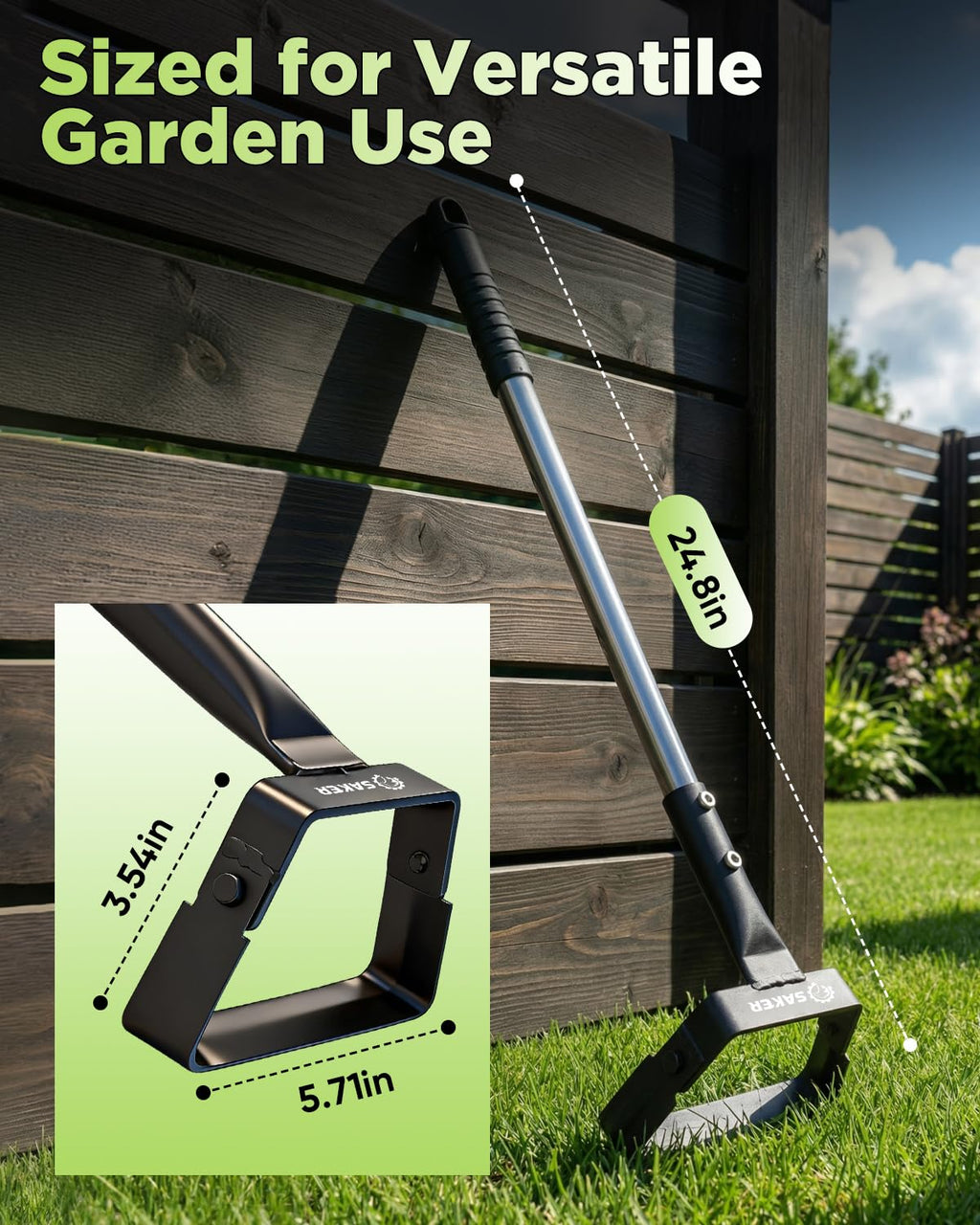 Saker Mini Hand Stirrup Hoe for Precision Weeding