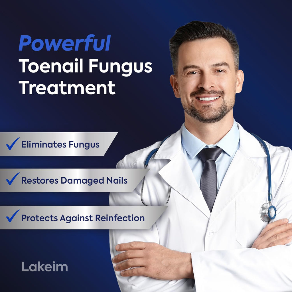Toenail Fungus Treatment Extra Strength: 25% Undecylenic Acid & Tea Tree Oil - Repairs Yellow Thick Brittle Toe and Fingernails - 3 Pens with 5 Nail Files
