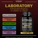 VYTRUZA Testosterone Supplement for Men - Advanced T-Boost Formula for Energy, Strength, Stamina* - Natural Testosterone Booster for Men Muscle Growth Support* - 90 Capsules